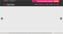 Desktop Screenshot of nextstepestates.com